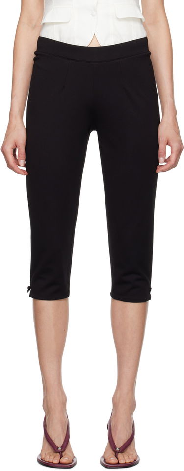 Leggings GUIZIO Guizio Caria Capri Leggings Sort | P24201K063, 0