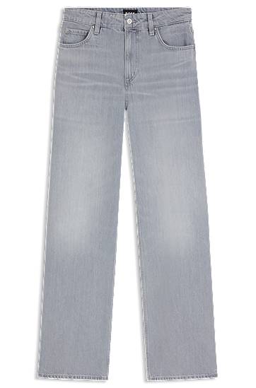 Jeans BOSS Relaxed-Fit Jeans Grå | 50545119