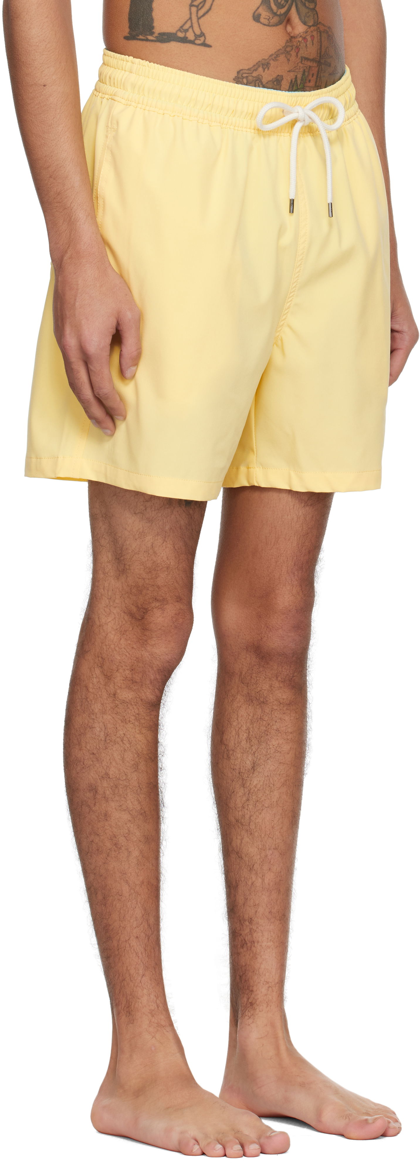 Badetøj Polo by Ralph Lauren Polo Ralph Lauren Traveler Classic 5.75-Inch Swim Shorts Gul | 710957782008, 1