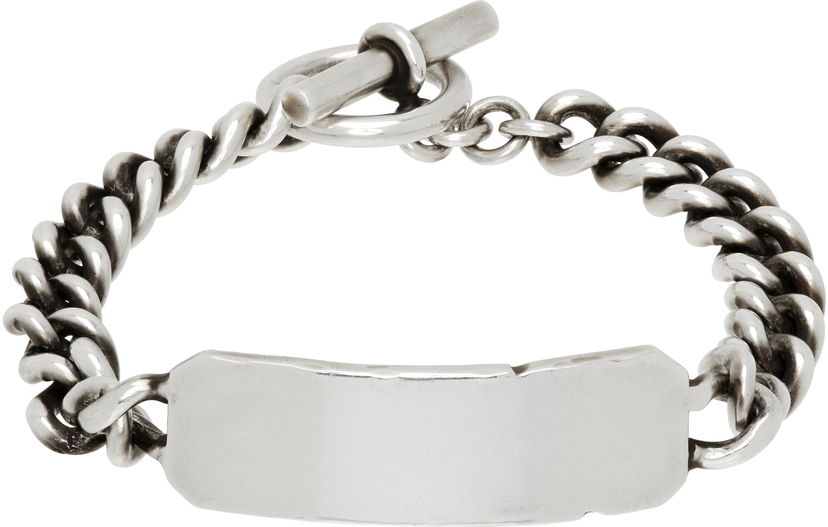 Armbånd Ann Demeulemeester Ann Demeulemeester Silver-Tone Quote Chain Bracelet Metalisk | B0013095-JW020-070