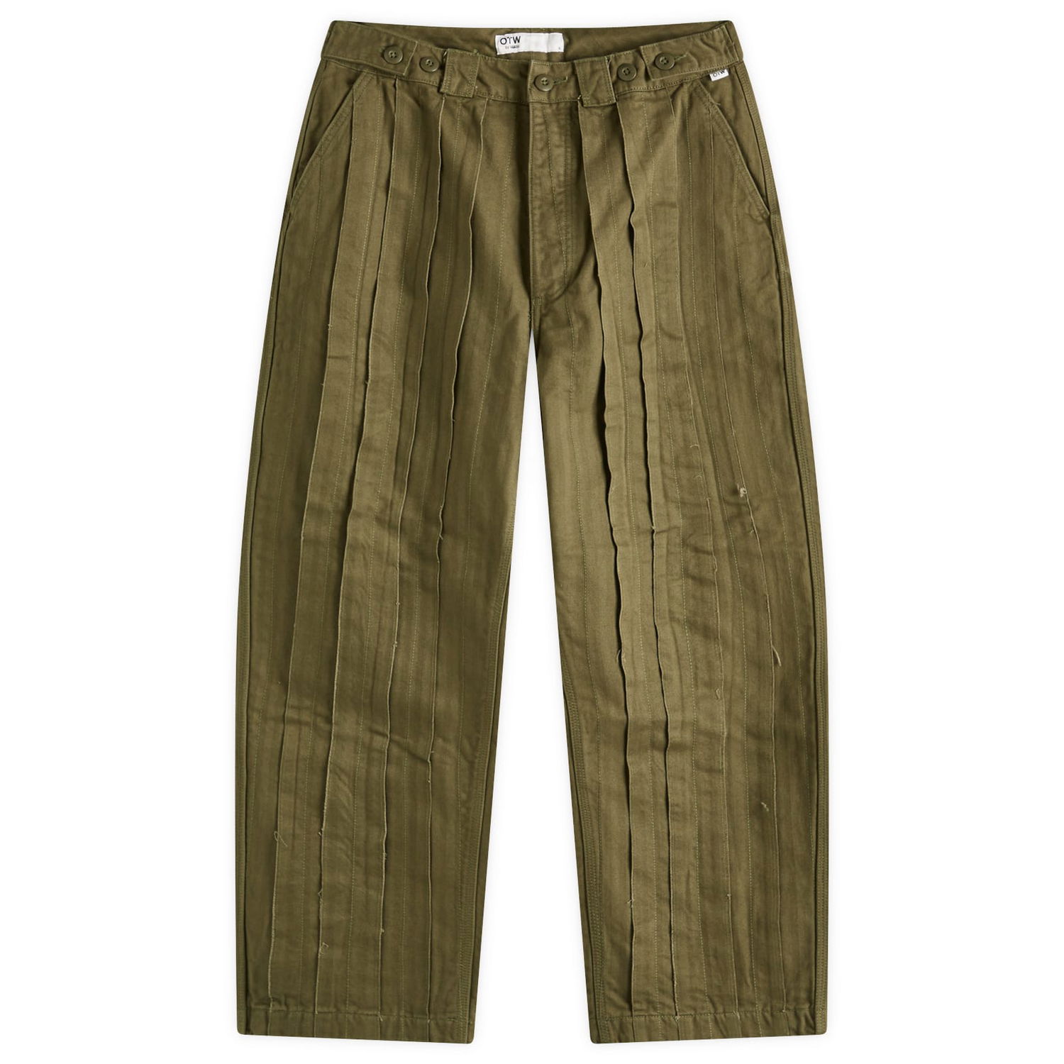Bukser Vans OTW Courtyard Pleated Wide-Leg Pants 30" Grøn | VN000NCPKCZ1, 0