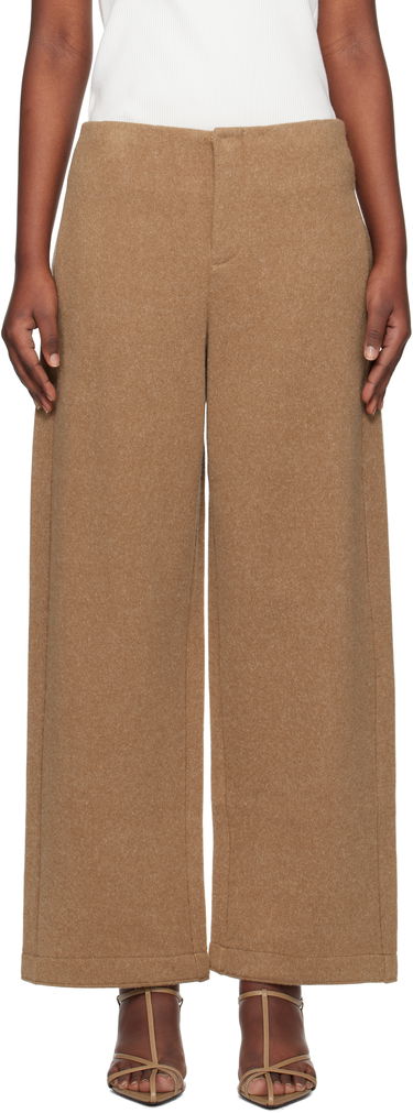 Bukser Max Mara Max Mara Arca Wide-Leg Wool Trousers Brun | 2511781088600, 0