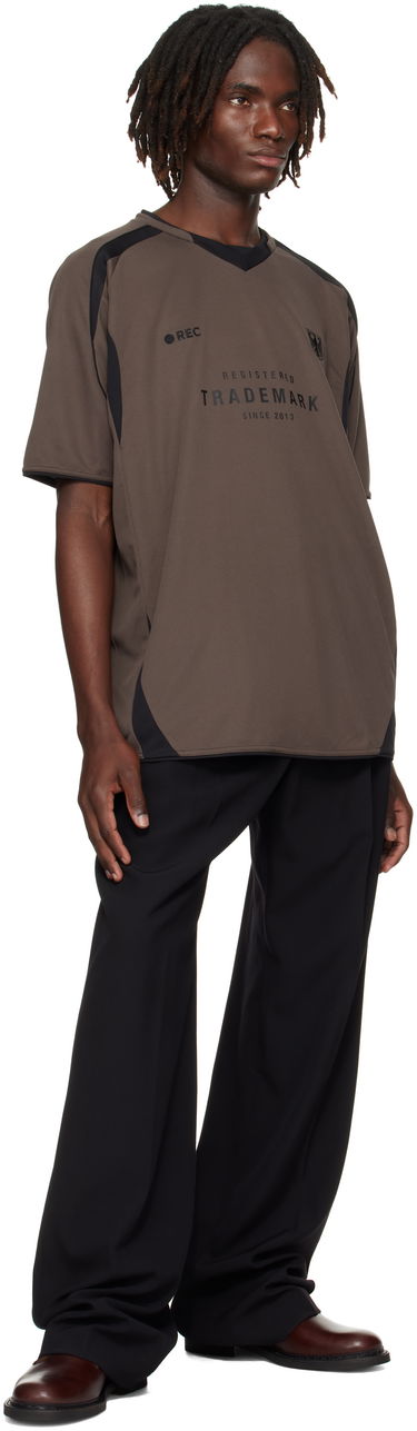 T-shirt VETEMENTS 'Trademark' Football T-Shirt Brun | UH76TR500C, 3