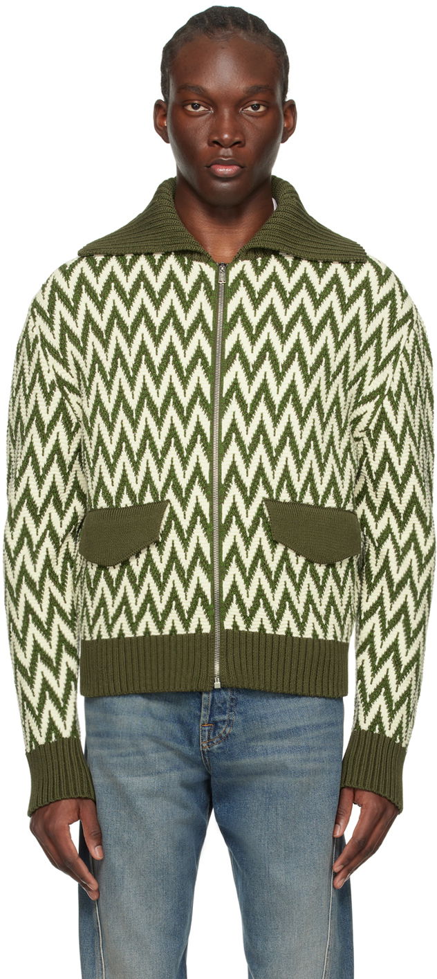 Bomberjakke LANVIN Curb Bomber Jacket Grøn | RM-JA0016-K029-P24