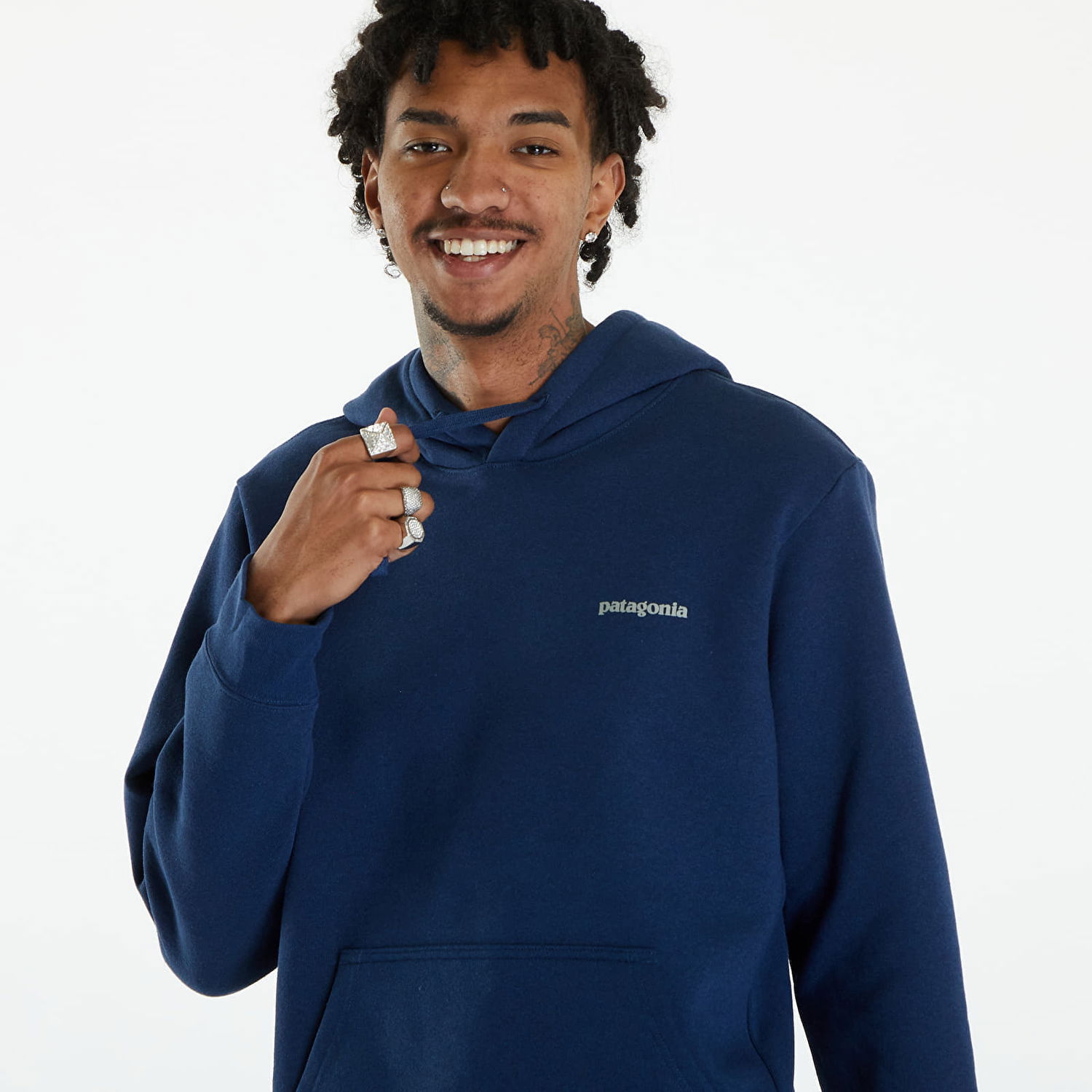Sweatshirt Patagonia Fitz Roy Icon Uprisal Hoody Lagom Blue Blå | 39666 LMBE, 1