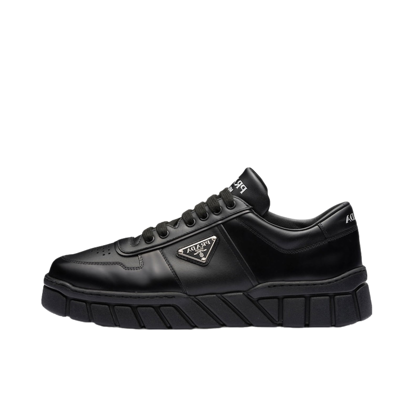 Sneakers og sko Prada Voluminous Sneakers Leather Black Black Sort | 2EE378_3LJ6_F0002