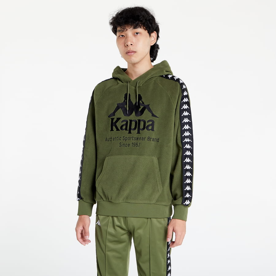 Sweatshirt Kappa Banda Viper Hoodie Grøn | 34181UW C1B, 0