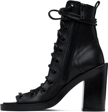 Tøj Ann Demeulemeester Ann Demeulemeester Bernardina Lace-Up Heeled Sandals Sort | CO00-W-S06-LT160-099, 2