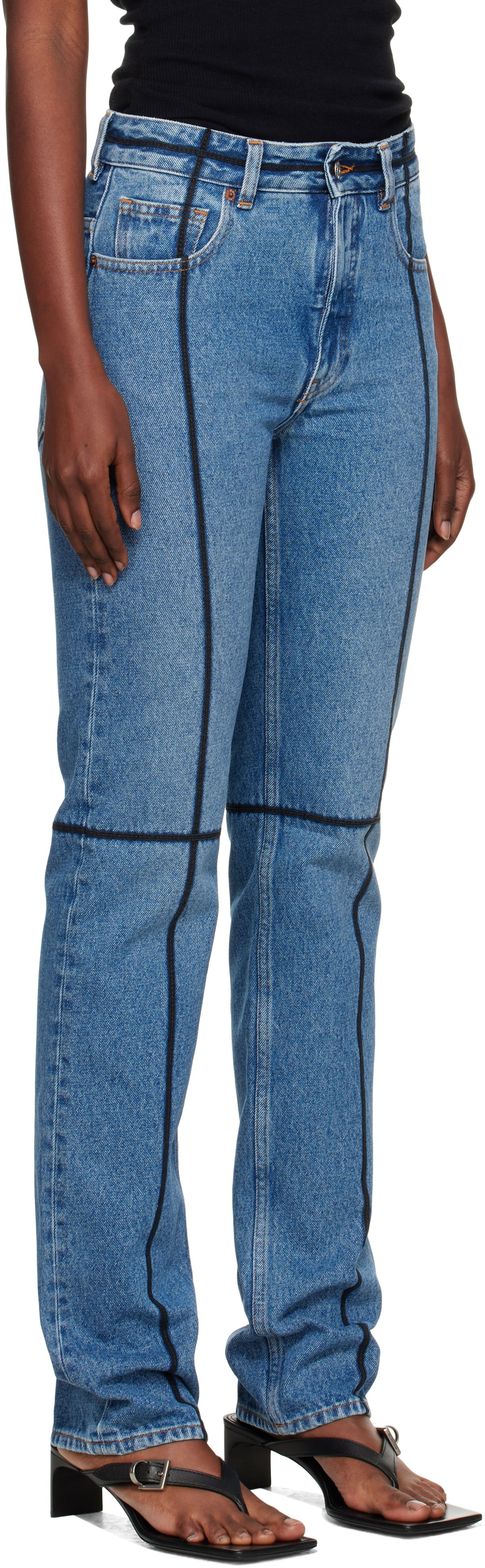 Jeans Maison Margiela MM6 Maison Margiela 5 Pockets Jeans Blå | S52LA0261 M30018, 1