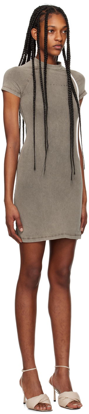 Kjole Ottolinger Ottolinger Fitted Minidress Grå | 1504002, 1