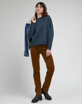 Sweatshirt Lee Sweatshirt "Charcoal" Sort | 112341532:XXL, 0