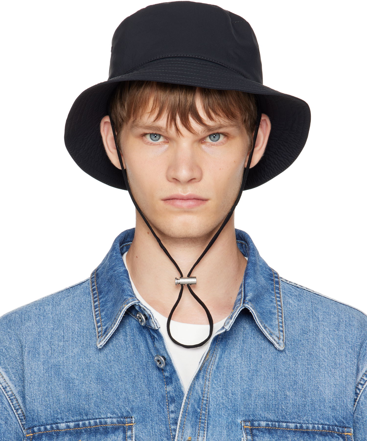 Hat Bottega Veneta Bottega Veneta Tech Nylon Bucket Hat Sort | 836051V5O301000, 0