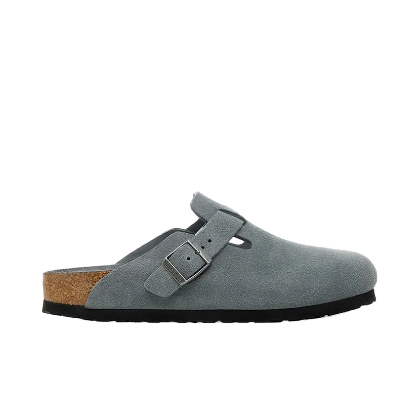 Sneakers og sko Birkenstock Birkenstock Boston Suede Clogs Grå | 1030874