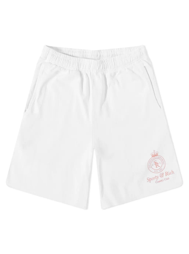 Shorts Sporty & Rich Crown Gym Short Hvid | SH472WH