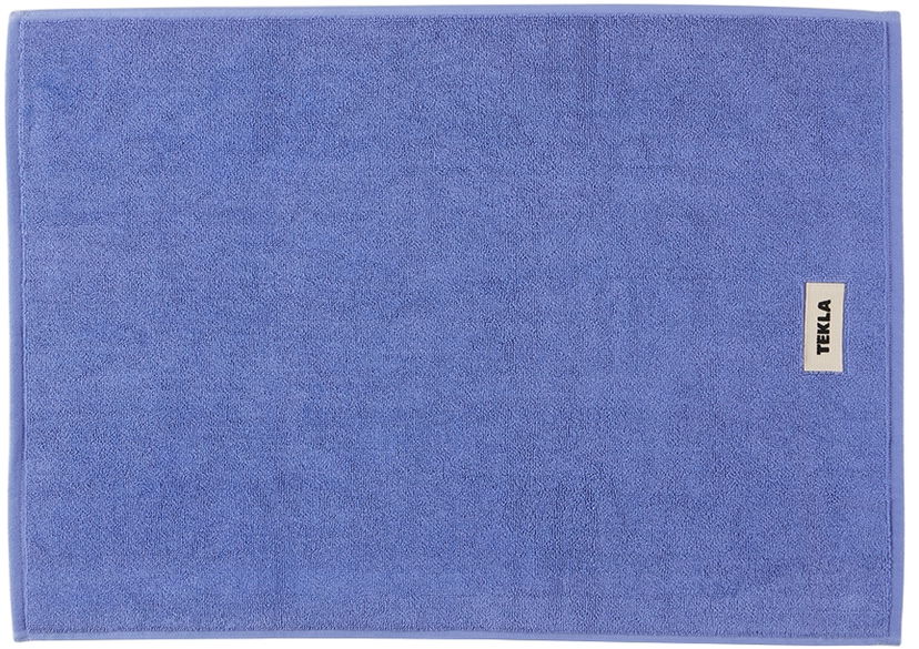 Home decor TEKLA Tekla Organic Cotton Bath Mat Blå | BM-CL-70x50