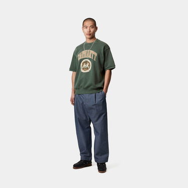 Sweater Carhartt WIP Carhartt WIP Library Short Sleeve Sweatshirt Grøn | I034727_9, 1