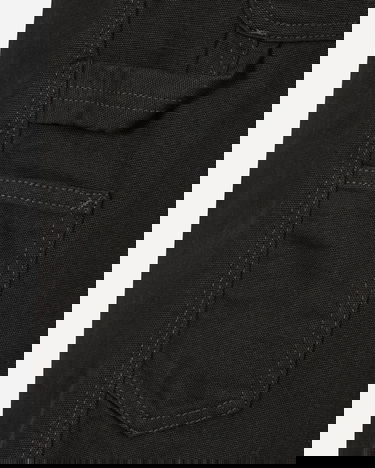 Bukser og jeans Carhartt WIP Single Knee Short black Rinsed Grøn | I027942_89_02, 4