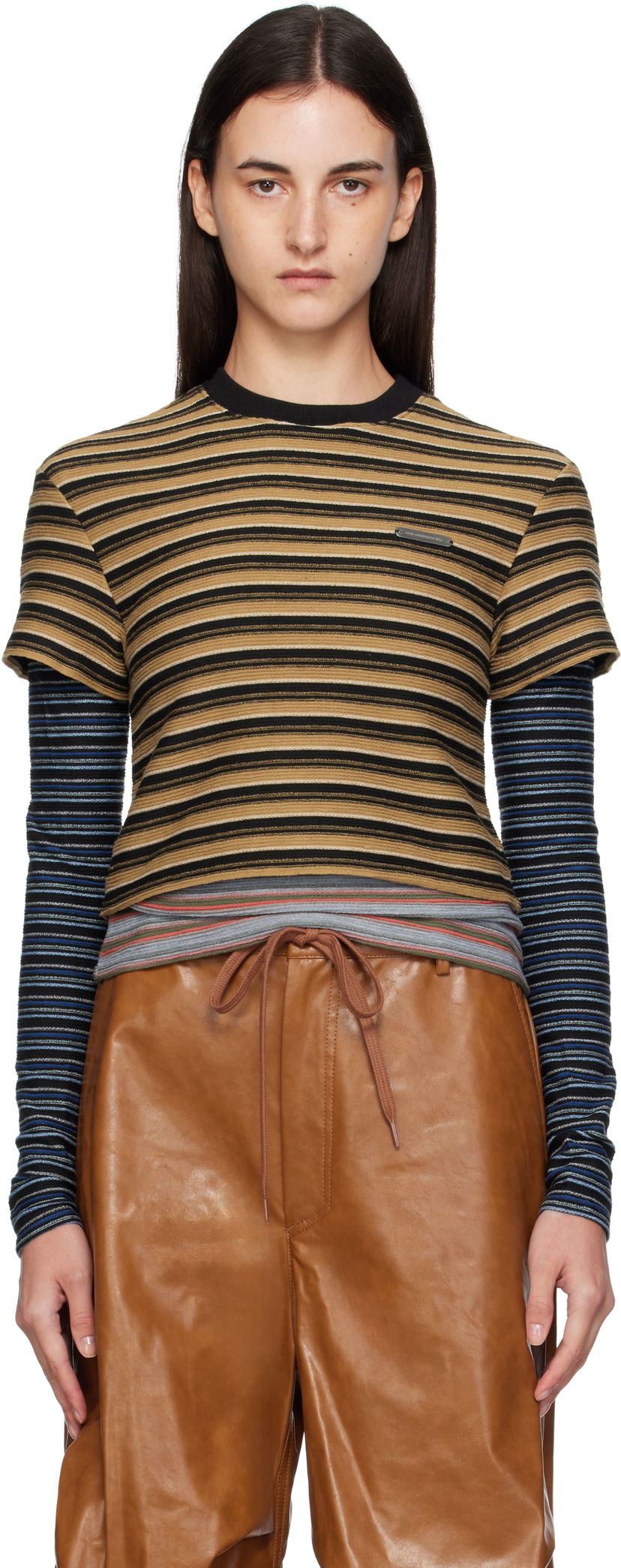T-shirt Andersson Bell Andersson Bell Striped Long Sleeve T-Shirt Flerfarvet | atb1353w