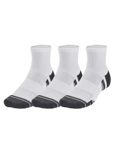 Sokker Under Armour Perfromance Tech Quarter Socks - 3 pack Hvid | 1379510-100