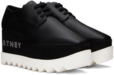 Sneakers og sko Stella McCartney Elyse Logo Platform Derbys Sort | 800004W0YG0, 3