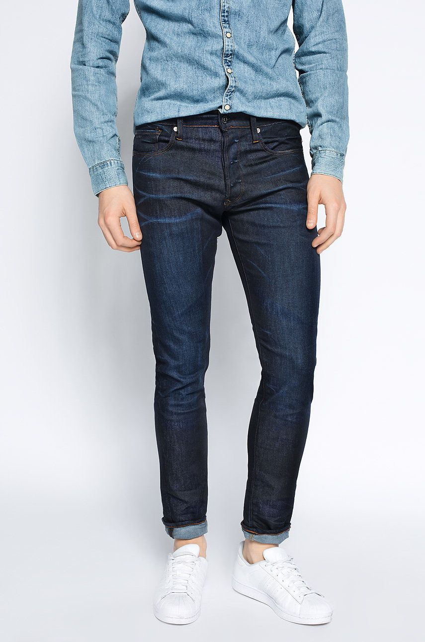 Jeans G-Star Raw 3301 Tapered Jeans Mørkeblå | 51003.7209, 0