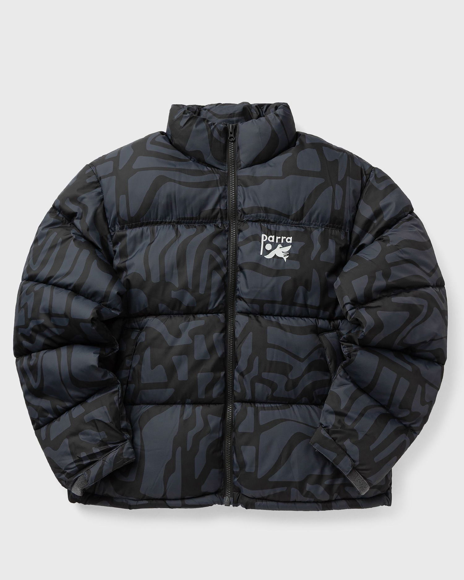 Puffer jakke By Parra Broken FTP Patterned Puffer Jacket Sort | 54350, 0