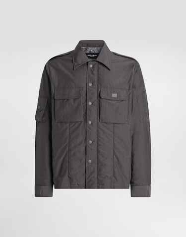 Jakke Dolce & Gabbana Dolce & Gabbana Technical Fabric Jacket Grå | G9BMITFUS28N0636, 0