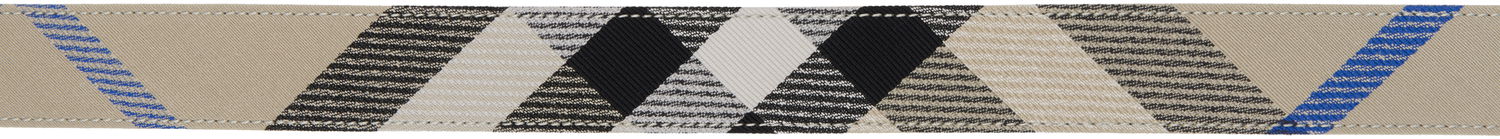 Bælter Burberry Check Buckle Belt Beige | 8088779, 1