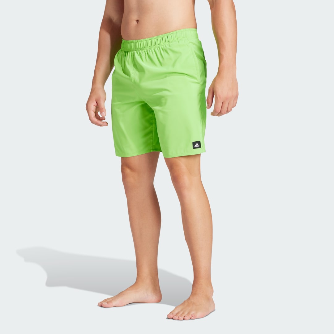 Badetøj adidas Performance Sportswear Solid CLX Classic-Length Shorts Grøn | IR6217, 1
