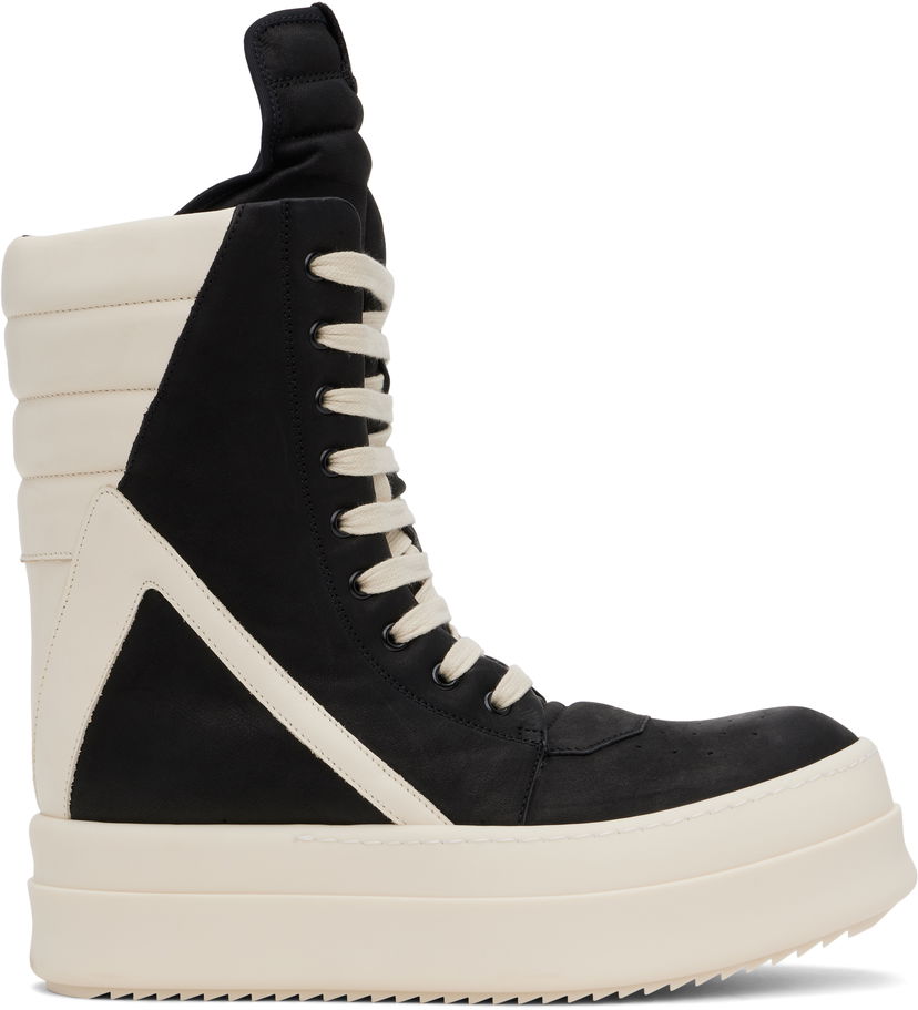 Sneakers og sko Rick Owens Rick Owens Porterville Mega Geobasket Sort | RR02D6855 LWNLCO