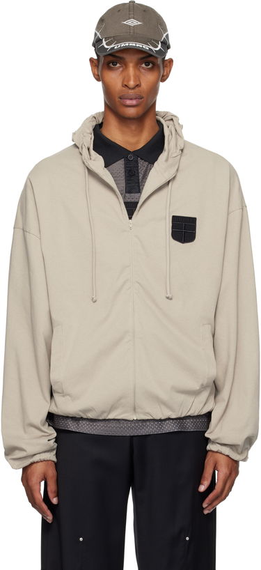 Sweatshirt Umbro Umbro Crest Jersey Hoodie Beige | UBMW0245JY61, 0