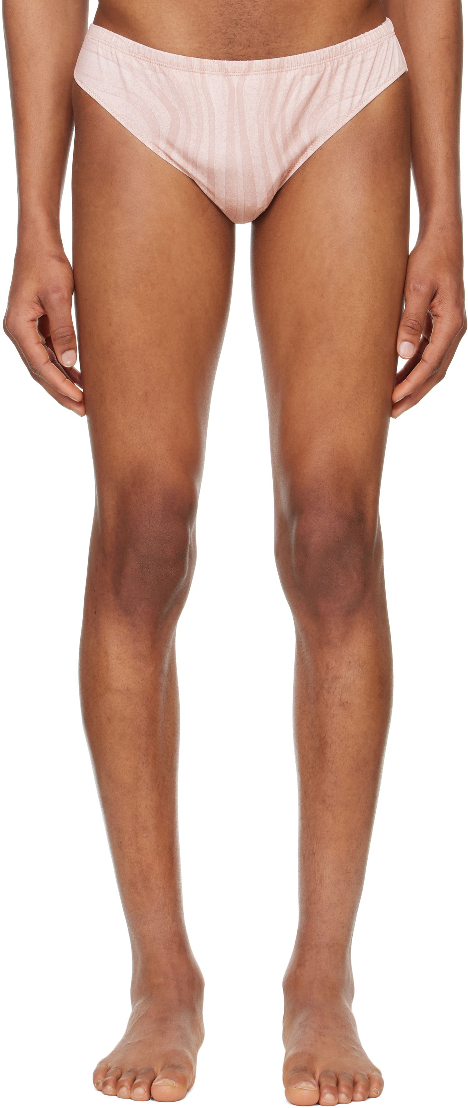 Badetøj Jean Paul Gaultier Jean Paul Gaultier 'The Spirale' Swim Briefs Lyserød | 25/34-H-SV060-J587-2026, 0