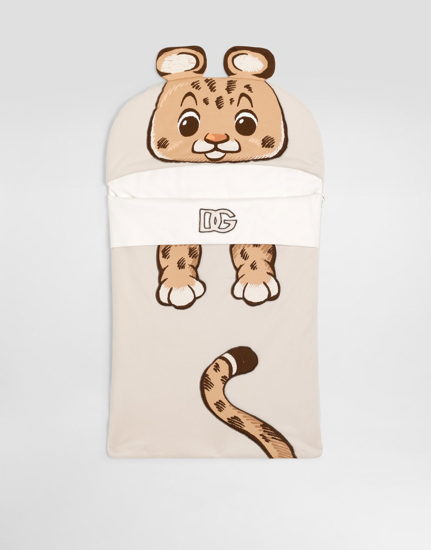 Rygsække og tasker Dolce & Gabbana Dolce & Gabbana Newborn Baby Nest with Leopard Print Beige | LNJAH7G7PJHS9000, 0