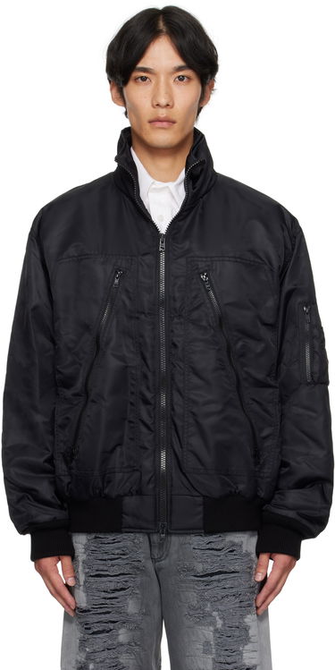 Bomberjakke Maison Margiela MM6 Maison Margiela Sports Bomber Jacket Sort | SH0AM0053 M35257, 0
