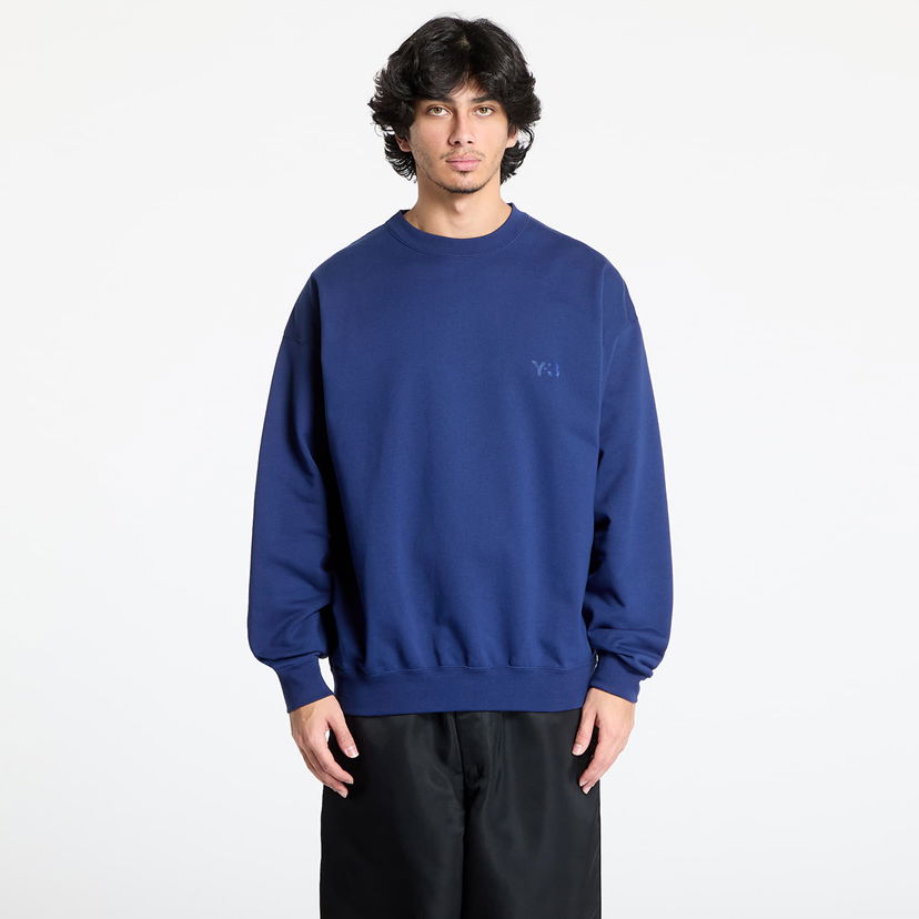 Sweatshirt Y-3 Y-3 French Terry Crew Sweatshirt Blå | JM7867