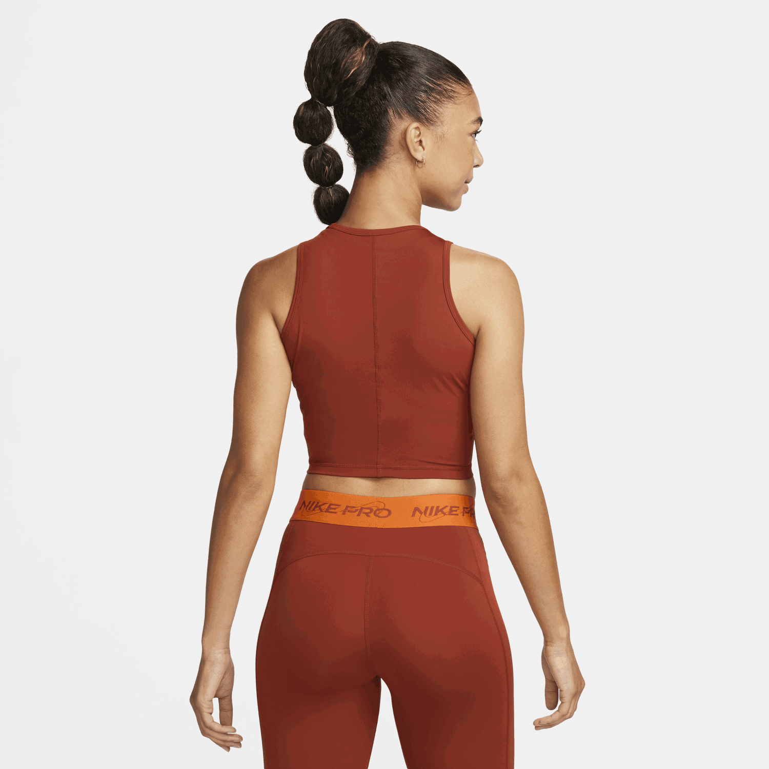 Crop top Nike Pro Dri-FIT Tank Top Orange | FB5261-832, 1