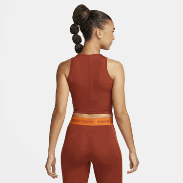 Crop top Nike Pro Dri-FIT Tank Top Orange | FB5261-832, 1