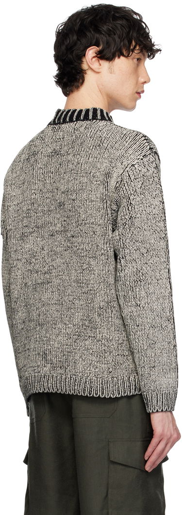 Sweater Stone Island Stone Island Crewneck Cotton Chenille Sweater Grå | K1S15 5100048 S00Z1, 2