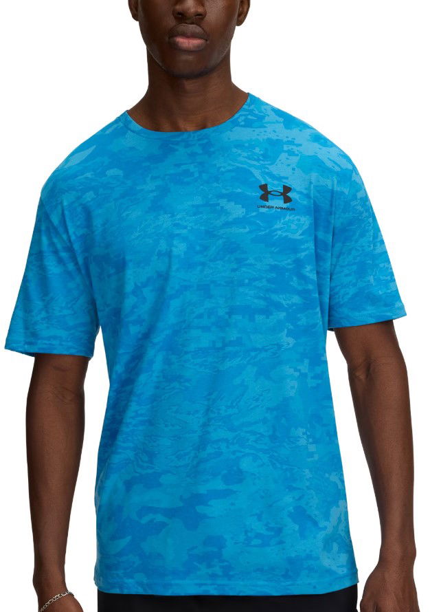 T-shirt Under Armour ABC Camo Short Sleeve T-Shirt Blå | 1357727-452