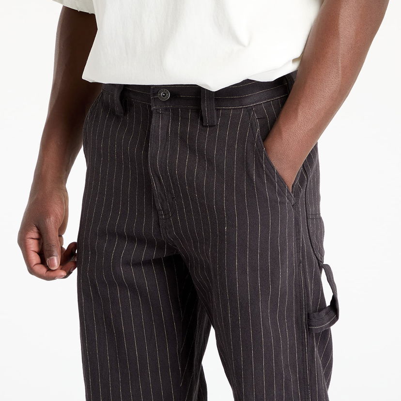 Cargo bukser Dickies Dickies Service Carpenter Striped Pants Sort | DK0A4Z6QBLK1