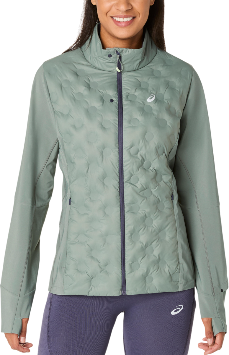 Jakke Asics Road Winter Jacket Grøn | 2012d069-400