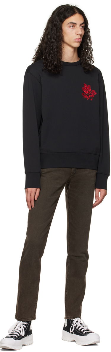 Sweater rag & bone Lunar New Year Embroidered Sweatshirt Sort | MBC22HT058NY58, 3