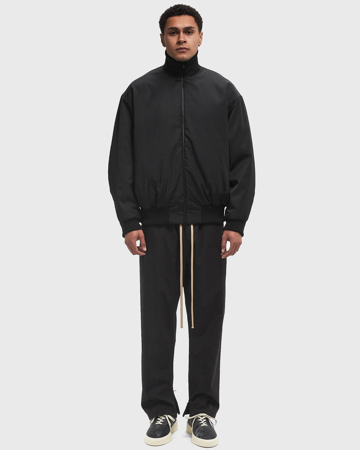 Bomberjakke Fear of God Fear of God High Neck Bomber Jacket Sort | FGE230-326NYW-001, 1