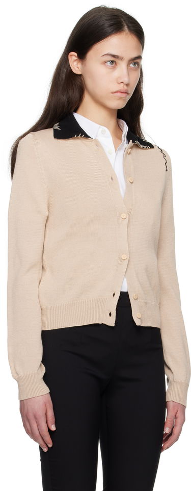 Sweater Marni Marni Mending Knit Cardigan Beige | CDMD0404Q0 UFCN54, 1