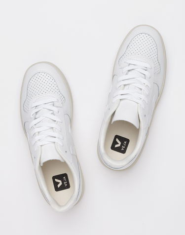 Sneakers og sko Veja V-10 Leather Extra Hvid | VX021270, 2