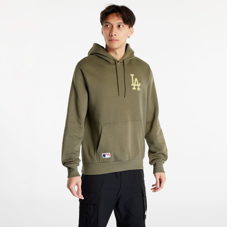 Sweatshirt New Era LA Dodgers MLB League Essential Hoodie Grøn | 60332274, 0