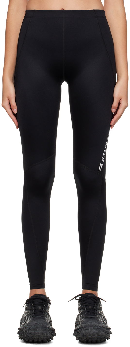 Leggings Balenciaga Sporty B Leggings Sort | 751688 TNV43, 0