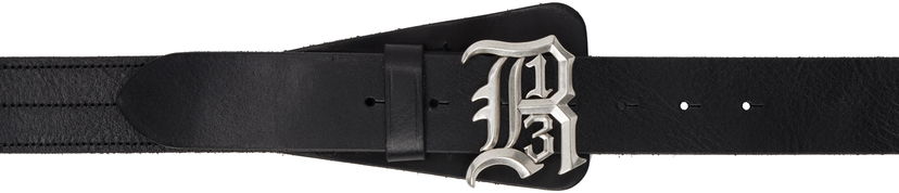 Bælter R13 Logo Buckle Leather Belt Sort | R13WA055-A001