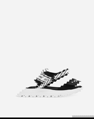 Sneakers og sko Dolce & Gabbana Dolce & Gabbana Logo Sandals Sort | DA5249AE92889690, 0
