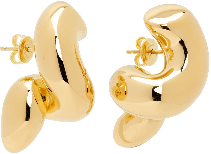 Øreringe Bottega Veneta Twist Earrings Beige | 754331 VAHU0, 1